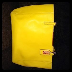 Yellow Coach Bag